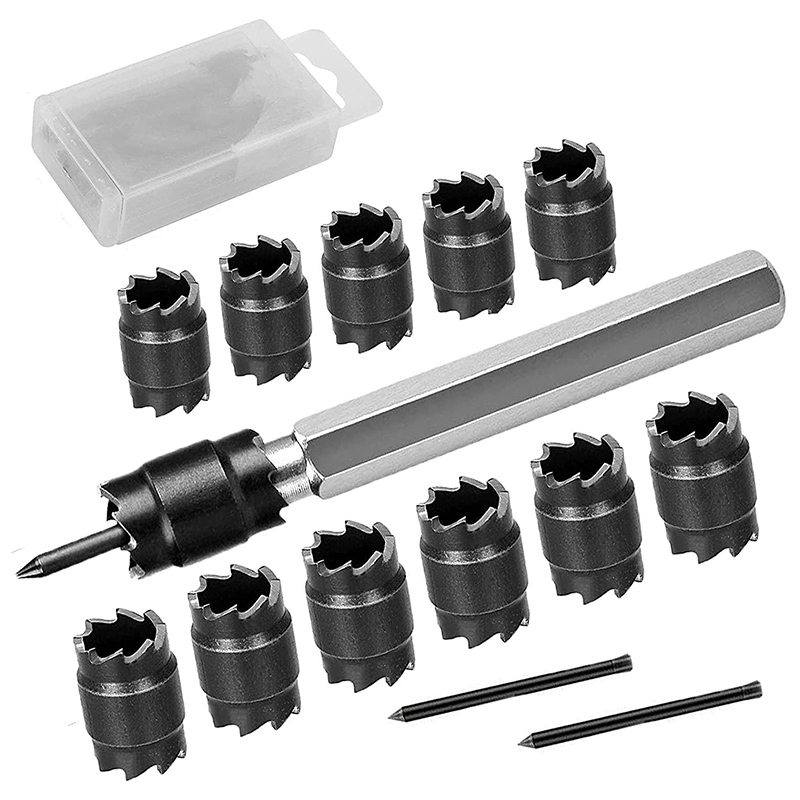 Jewelry Making Drill - 14-Piece Double-Sided 3/8Inch HSS Spot Welding