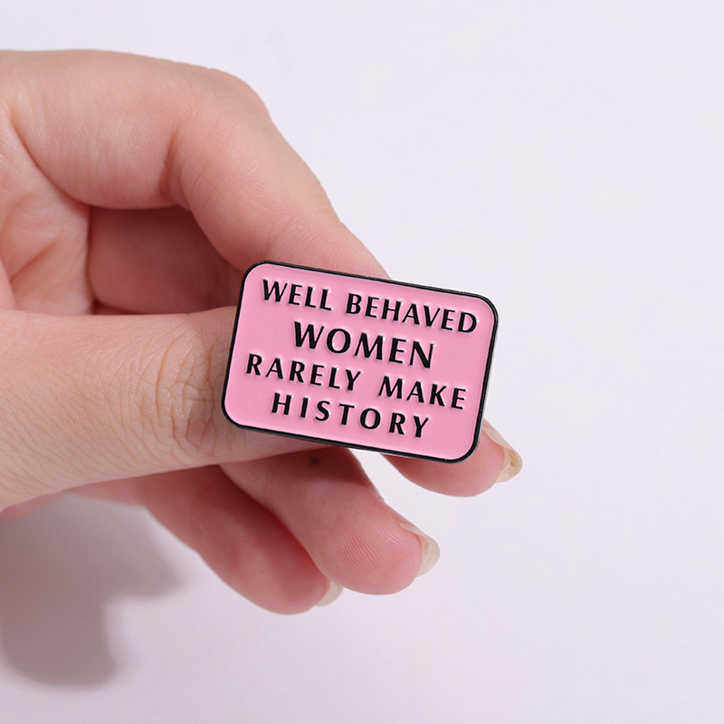 Feminist Enamel Pins Well Beha - đánh giá và giá Jewelry Making History